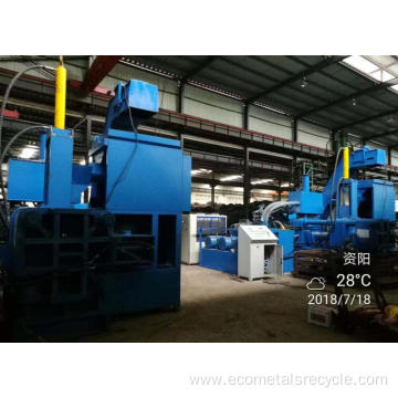 Horizontal 630ton Steel Filings Recycling Briquette Machine